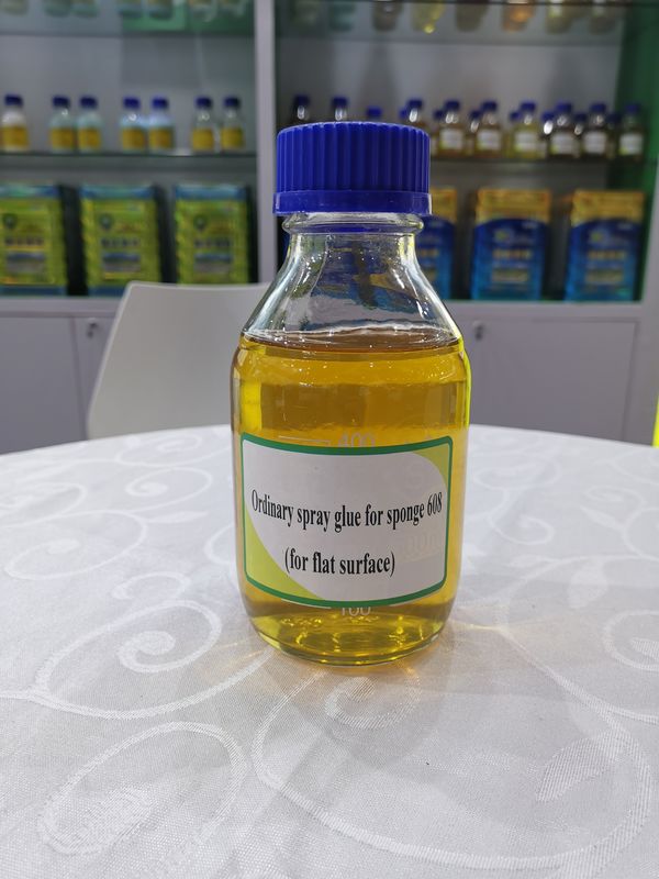 Light Yellow Eco Friendly Spray Adhesive CAS 9009-54-5 Upholstery Glue