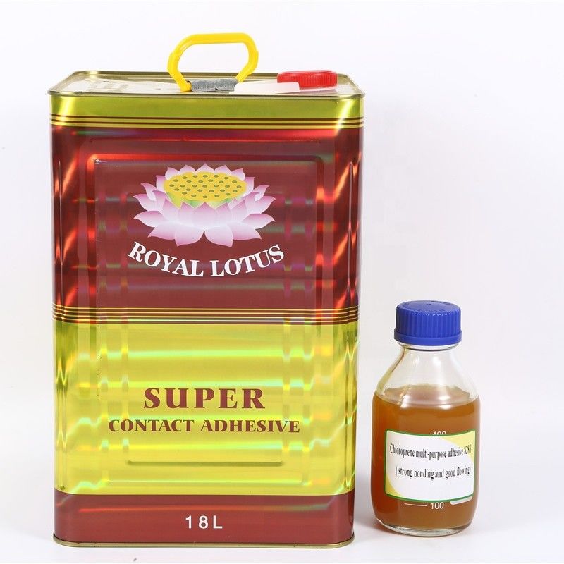 Yellow All Purpose Adhesive High Strength Contact Adhesive For Carpet Leather Sponge